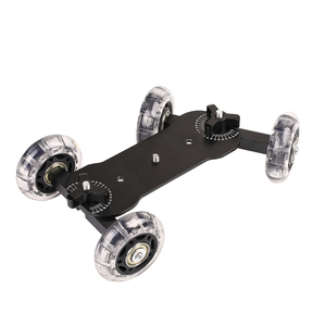Chất Lượng Cao Video Chụp Ảnh Đường Sắt Cán Theo Dõi Trượt Skater Bảng <span class=keywords><strong>Dolly</strong></span> Xe Màu Xanh Linh Hoạt Cho Speedlite <span class=keywords><strong>DSLR</strong></span> Máy Ảnh - Product Image 6