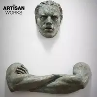 Escultura de bronce de tamaño real para decoración del hogar, escultura de arte moderno abstracto de Matteo Pugliese 3d para pared