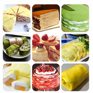 Machine automatique à pâtisserie mille-feuilles, machine commerciale à faire des crêpes aux œufs pour boulangerie - Product Image 6