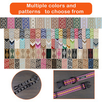 Vente en gros de sangles en nylon personnalisées à motif de broderie pour dressage en plein air sangle de laisse pour chien avec mousqueton en métal et aluminium