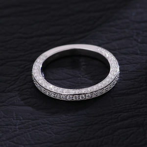 Usine En Gros <span class=keywords><strong>1</strong></span> <span class=keywords><strong>Carat</strong></span> Or <span class=keywords><strong>Diamant</strong></span> Bague 10k Bague En Or Blanc Rond Brilliant Cut Lab Grown Diamond <span class=keywords><strong>Prix</strong></span> Le Plus Bas Bague De Mariage - Product Image 2