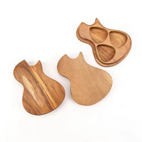 High Quality Acacia Wood Guitar Pick Storage Box New Design Quality Wooden Box Stringed Instruments Parts & Accessories