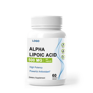 Suplemento Dietético de Ácido Alfa Lipoico, Cápsulas de Ácido Alfa Lipoico de Grado Alimenticio - Product Image 1