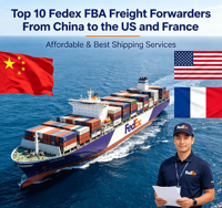 Services d'expédition maritime DDP porte-à-porte économiques LCL + Express, transitaire Chine-USA-Royaume-Uni-France, assurance, support 24/7, 13-35 jours