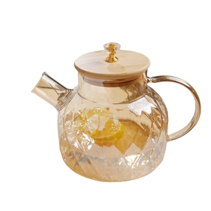 100% High Borosilicate <b>Glass</b> Transparent Pitcher Set Heat Resistant 16oz/24oz <b>Jug</b> for Home Kitchen BPA Free Eco-Friendly - Product Image 1