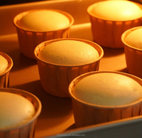 Envío Rápido, Forros Desechables para Hornear Muffins/Cupcakes, No Tóxicos, con Borde Enrollado, Papel Resistente al Aceite, 50 Unidades, Aptos para Horno