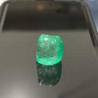 Esmeralda colombiana natural sin cortar forma caída espécimen suelto sin perforar piedra preciosa Esmeralda natural cruda