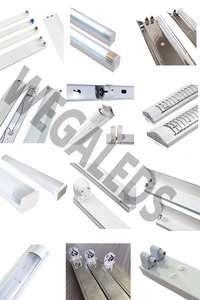 Tube LED <span class=keywords><strong>T8</strong></span> à grille de protection avec support, direct usine, 2x36W, compatible avec les luminaires T5, 2ft 3ft 4ft 5ft 1200mm 600mm 1500mm <span class=keywords><strong>2x18W</strong></span> - Product Image 3