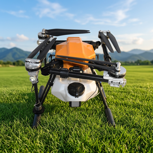 16L Foldable Agricultural Drone RTK Terrain Following Radar 12S Battery Fast Charge Pressure Sprayer Quadcopter UAV