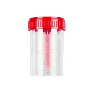 Rongtaiurine mẫu nước tiểu container Phân cup Trung Quốc 60ml CE nhựa y tế dùng một lần bộ sưu tập phân cup với nhãn - Product Image 2