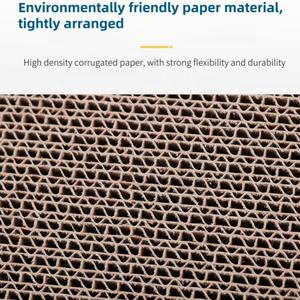 Penjualan terlaris papan goresan kucing kertas bergelombang mainan cakar hewan peliharaan aman dan tidak beracun untuk kucing - Product Image 2