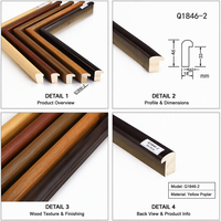 B&C ART Model 1846 Meja Pajangan Ukuran Khusus Berlapis Veneer Kayu Solid Coklat Muda Tahan Lama Bingkai Persegi Panjang Elegan