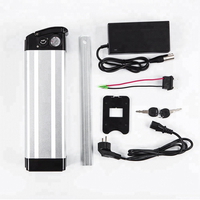 Pack de batteries au lithium-ion pour vélo électrique, 36v, 10ah, 15ah, cellules 18650, accumulateur, accus argentées