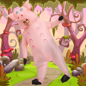 <span class=keywords><strong>Disfraz</strong></span> Inflable de Mascota para Adultos, <span class=keywords><strong>Disfraz</strong></span> de <span class=keywords><strong>Cerdo</strong></span> Rosa Gordo para Halloween - Product Image 5