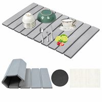FIGOO-Stone Drying Kitchen Diatomaceous Earth Quick Dry Stone Dish Drying Mat Bath Mat for the Kitchen Sink