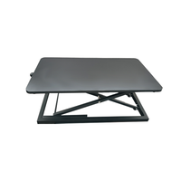 Table de travail debout pliante réglable en hauteur bureau d'ordinateur portable Portable avec étagère de bureau support de moniteur pour salle d'étude