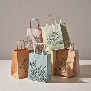 Custom Logo Shopping Shoes and Clothing Gift Packaging Paper <b>Bags</b> for <b>Small</b> Businesses for Promotions - Product Image 5