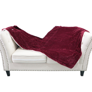<strong>Electric</strong> <strong>Heated</strong> <strong>Blanket</strong> <strong>Throw</strong> 5 Heating Levels Heating <strong>Blanket</strong> with ETL Certificated,50x60 Inches, Red - Product Image 4