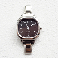 Bracelet à breloques italien en gros, montre tendance, montres à quartz argentées, roses, blanches, vertes, noires pour hommes et femmes, idéal comme cadeau