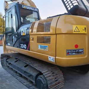 Vendo pocas horas de trabajo buen estado 24 toneladas CAT324 excavadora sobre orugas Carter 324 CAT324D excavadora usada EPA certificación CE - Product Image 2