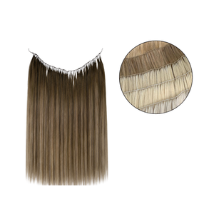 Extensions de cheveux humains Premium Feather Weft 100% naturels, longueur 10-34 pouces, 100g par mèche, pour usage professionnel en salon (vente en gros) - Product Image 3