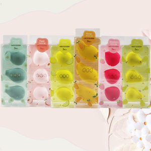 Set di uova per il trucco di bellezza a <span class=keywords><strong>vela</strong></span> piena-Avocado alla fragola di pesca di Mango disegna polvere gigante in PVC morbido Non commestibile - Product Image 2