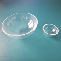 Verre optique personnalisé BK7/K9/Saphir/Quartz Revêtement AR/AF Lentille en dôme en silice fondue Lentilles sphériques à hémisphère réel OEM
