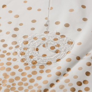 Luxus rechteckige Gold Dot Design Tischdecke Einweg Hochzeits zeremonie Tischdecke Trendy Tischdecken - Product Image 5