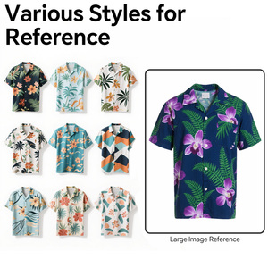 Factory Direct Source Factory Luxury Elegant Custom Hawaiian <strong>Shirts</strong> Personalized <strong>White</strong> Floral Quick Dry Crocheted <strong>Shirt</strong> Men - Product Image 2