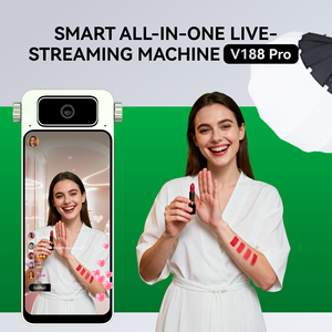 VisionMore Equipo de Software para Transmisión en Vivo de 6.3 Pulgadas, Máquina de Transmisión en Vivo Todo en Uno para Escritorio para Youtube/Tiktok/<span class=keywords><strong>Twitter</strong></span> - Product Image 1