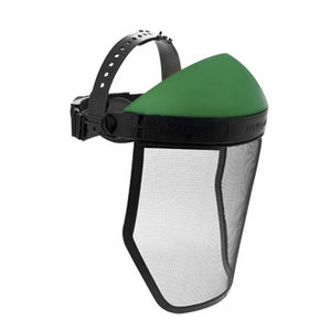 Visière de protection en maille métallique, largeur 8 cm, hauteur 9,5 cm, longueur 11 cm, pour usage en jardin - Product Image 1