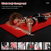 Vente en gros de tapis de luminothérapie pour tout le corps, lumière rouge 660nm 850nm, couverture de luminothérapie infrarouge pour usage domestique