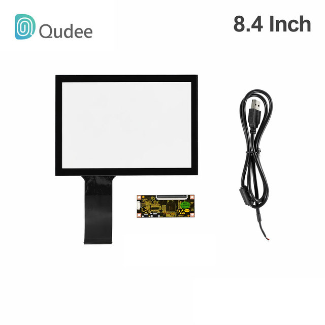 8/8.4 Inch USB Projected Capacitive PCAP Touch Screen Panel 50 Million Touches Lifespan Touch Screen Overlay Kit