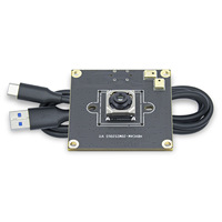 Modul Kamera 20MP IMX230 USB3.0 AF, Bebas Driver UVC, Webcam Pemindai Dokumen HD untuk Streaming Langsung Windows Android