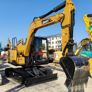 Mini-excavatrice sur chenilles hydraulique d'occasion Sany SY65C 6 tonnes, sûre et fiable, avec moteur Isuzu, pour jardin et ferme (modèles SY65, SY60) - Product Image 5