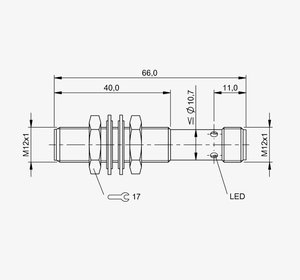 Interruptor Inductivo BALLUFF BES M12EL-PSC20B-S04G-M01(BES01PP) 10-30VDC, Conector M12 de 4 Pines para Producción Automatizada - Product Image 2