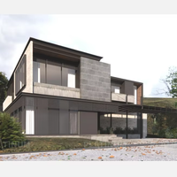Maison préfabriquée de style américain à faible coût