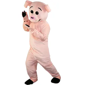 5056 Customized Plush Animal Pig Mascot Costume Cartoon Character Adult Cartoon Characters Fancy Dress