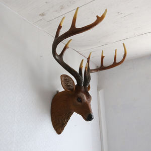 <span class=keywords><strong>Testa</strong></span> di <span class=keywords><strong>Elefante</strong></span> <span class=keywords><strong>in</strong></span> Vetroresina Personalizzata a Grandezza Naturale per Decorazione Murale - Product Image 6