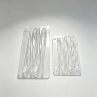 Boîte à clapet transparente personnalisée en gros, emballage en blister plastique transparent pour leurres de pêche et appâts