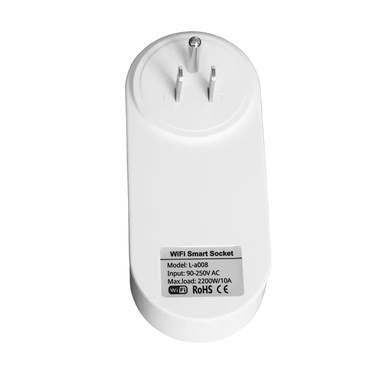 10A Tuya UK EU Customization Wall Socket with USB Home Universal Remote Control Alexa Wifi Smart Switch No Neutral Plastic Plug
