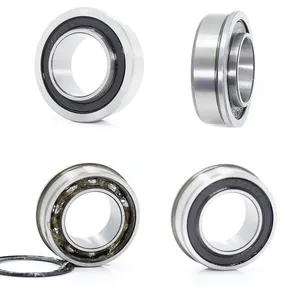 F6202 F6202RS cuscinetto F6202-16-2RS 16x35x11mm ABEC-1 4 pezzi flangia cuscinetti a sfera F6202-RS carrello da giardino cuscinetto ruota - Product Image 3