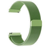 Bracelets en maille milanaise à boucle magnétique en acier inoxydable de luxe pour montre intelligente