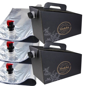 Custom1l 2L 3L 5L lấy đi giấy cà phê bao bì hộp với xử lý 96oz cà phê để đi Hộp rượu BIB Túi trong hộp Dispenser - Product Image 4