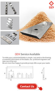 Cao Cấp A8 Sửa Đổi Thép Gỗ Chipper Shredder Lưỡi - Product Image 6