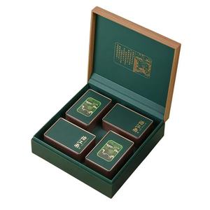 Boîte à thé de style chinois haut de gamme, boîte cadeau rigide personnalisée pour souvenir de <span class=keywords><strong>mariage</strong></span>, luxe - Product Image 3