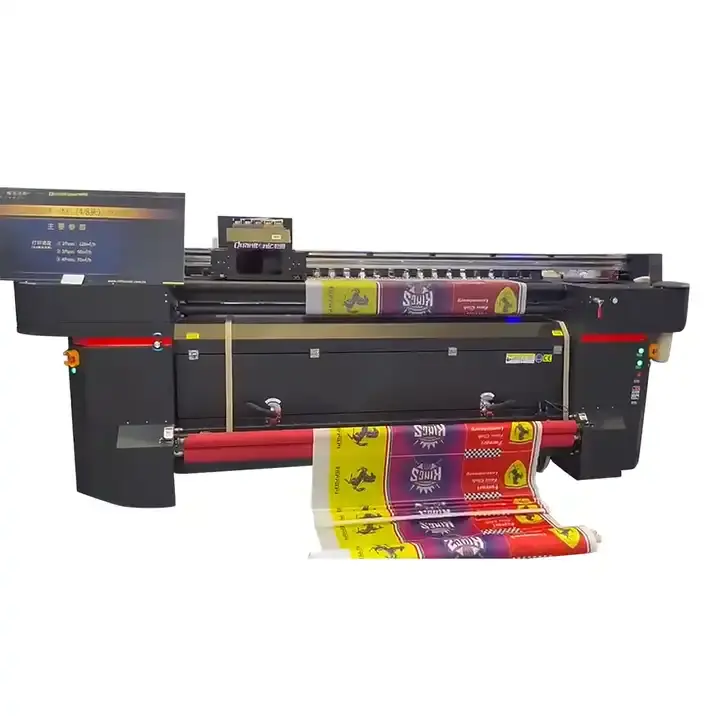 2m 4/6-Head luxury Flag Banner Printer full intelligent HD printing integrated solution of digital color printing