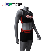 Vente en gros bas quantité minimale de commande pom-pom girl pratique porter femmes débardeur pom girl uniforme adulte sport soutien-gorge Shorts