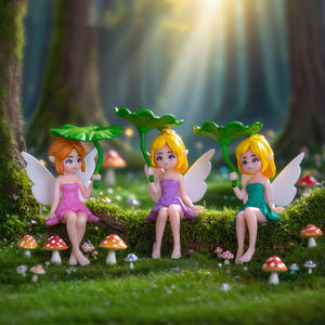 ตุ๊กตานางฟ้าจิ๋วประดับต้นคริสต์มาสขนาดเล็กประดับเอลฟ์สำหรับตกแต่งสวนกระถางบอนไซกระถางขนาดเล็ก - Product Image 4