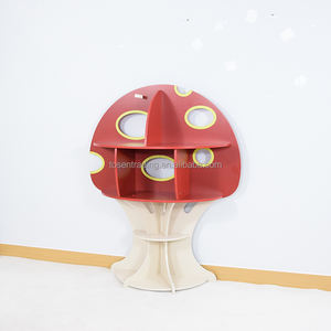 ชั้นวางหนังสือเด็กทรงต้นแอปเปิ้ลไม้สำหรับใช้ภายในบ้าน ชั้นเก็บของ ชั้นโชว์ - Product Image 3